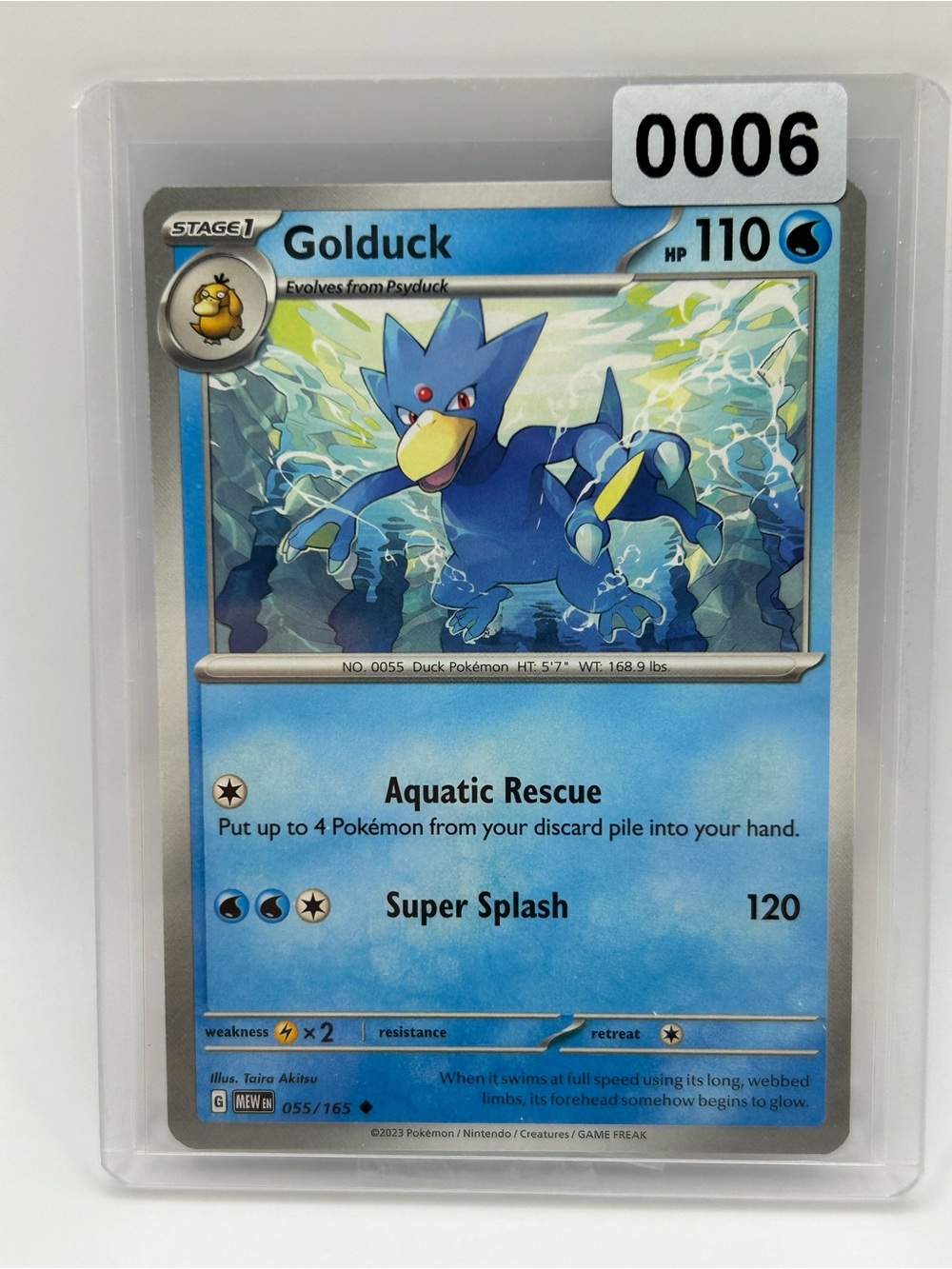 Golduck Pokémon Card
